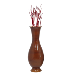 Bamboo Floor Vase (Brown)
